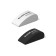 Set of Erasers 2 pieces Erich Krause, Sensor Black & White, 50 x 18 x 23 mm, soft, hypoallergenic, in blist