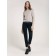 Women's jeans with a high landing CONTE Elegant Mom Fit, size M, color Washed Black