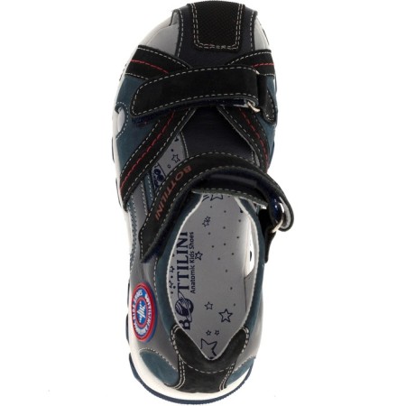 Baby sandals, size 34, blue color-2