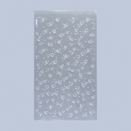 Propylene package "hearts", 24 x 39 cm-1