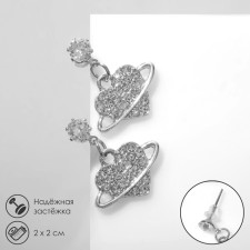 Earrings with rhinestones 