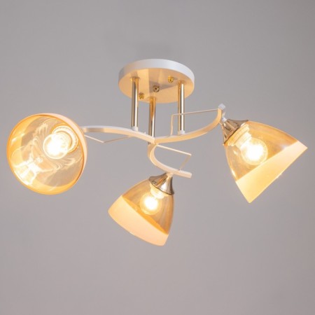Adelela chandelier 3he27 40W white-gold 60x60x26 cm Bayerlux-1
