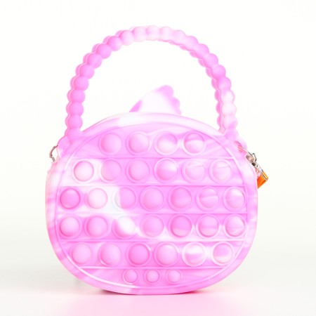 Bag's bag with lightning, pink color-1