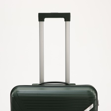 Middle suitcase 24 ", lightning department, code castle, 4 wheels, green color-4
