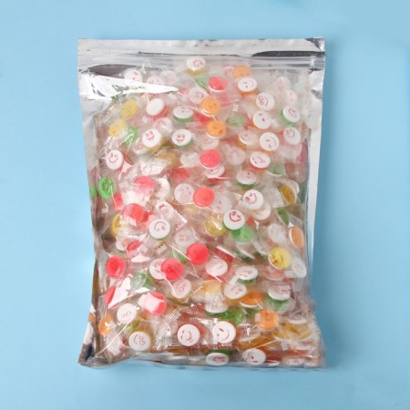 Caramel Lastenstaya "Askorbinka with an emoticon" (lemon, strawberries, apple, stake), 1000 g-2