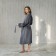 Shifu robe, size m, dark blue color