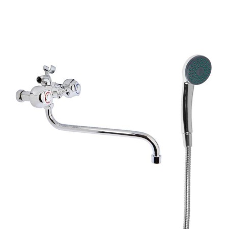 Accoona A7377 bathtub, two -leaf, pour 300 mm, chrome
