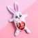 Soft toy-Magnet "My Bunny", Bunny