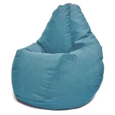 Master-Maserrati Positive chair, size XL, diameter 95 cm, height 125 cm, velor, blue color