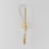 Bra Maytoni Mod166WL-L12G3K, LED, 13W, 84.4x16.7x3 cm, 600lm, color gold