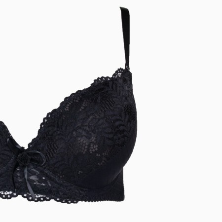 Women's bra, black color, size 80C-6