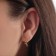 Earrings set 3 pairs of "tenderness" knot, color gold, d = 2