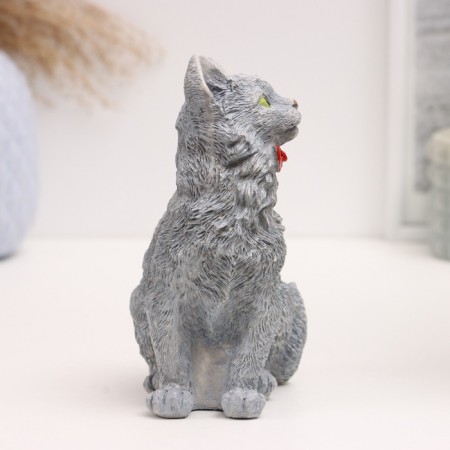 VAZ - Pencil "Cat with a bow" 15x12x10cm, gray-3