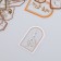 Stickers for creativity "Tags - Wild flowers" set 30 pcs 0.2x8x11 cm