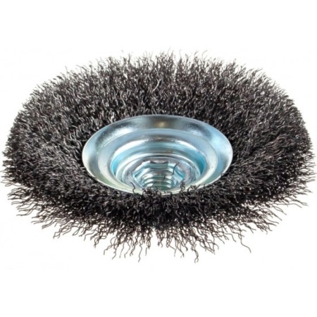 Brush for Ushm Zubble 35265-115_z02, "plate", twisted, steel, 0.3 mm, 115 mm x M14-1