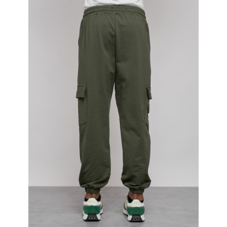 Joggers men's, size 54, khaki color-10