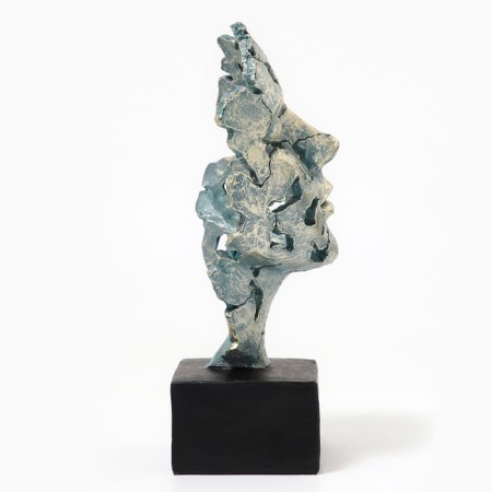 Figure Polystone "Face" 29 x 10 x 10 cm-2
