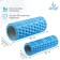 A set of massage rollers 2 in 1 sangh, 33x13 cm and 30x9 cm, blue color