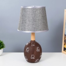 Table lamp 16384/1 E14 40W gray 22x22x37 cm Risalux