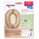 Foil ball 40 "number" 0 ", color mystic cream Slim