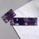 Invitation "for graduation!" glitter, bell, 24.7x7.7 cm