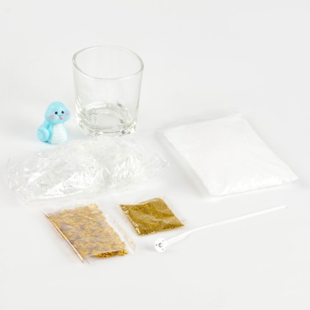New Year! We make a candle with our own hands "Snake", a set for creativity, the color is blue-3