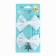 Hair hairpin white bow, set, 2 pcs, 7.5 cm, cold heart