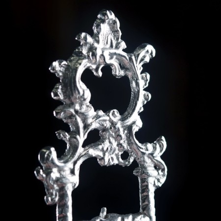 Mini prayer "Trident" Brass 8.5x3.5x16 cm-2