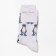 Socks "Fashion Penguin", white color, size 23-27 (38-41)