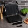 Electric Grill Luazon Leg-2001, 2000 watts, anti-stick coating, 30x23.5 cm