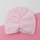Baby cap I "strip" size 48, pink color