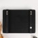 Decorative wood hooks with pocket and shelf "Black" 10.5x28x18 cm