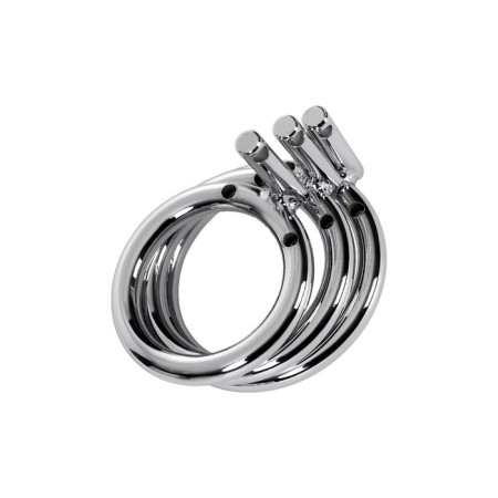 Male fidelity belt, Toyfa Metal, silver-4