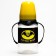 Little Hero feeding bottle, classic throat, 0 months, 150 ml., Cylinder, with handles
