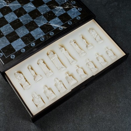 Chess "Russian Tales" 32pcs/11cm, included figures and board-13