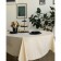 Tablecloth, size 160x160 cm, cream color