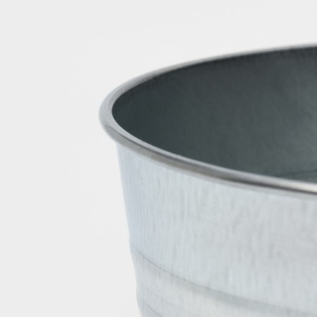 Vazon galvanized without handles, 5 l, h = 20.5 cm, GOST-2