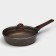 Sleeping pan “Brownie”, D = 26 cm, removable handle, glass cover, anti -stick coating, induction