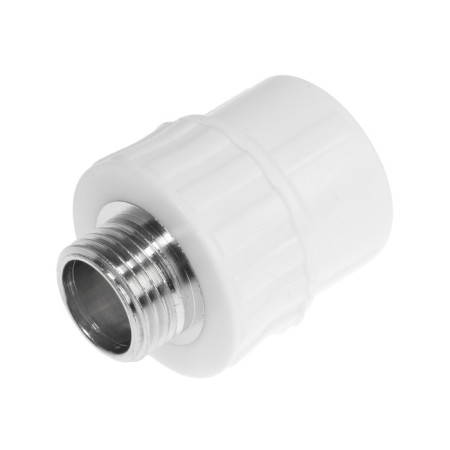 Transitional coupling valfex pro, d = 25 mm x 1/2 ", external thread, polypropylene