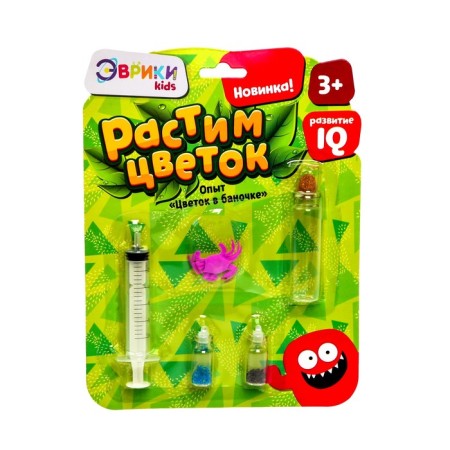 Set for experiments "Raising Flower", Mix Colors-4