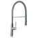 Accoona A4890T-1 kitchen mixer, single-leaf, brass, gray/chrome