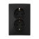 Two -seat Tot Elegant, 16 a, hidden, with salary, black