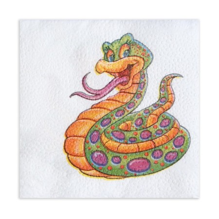 Napkins Paper Harmony “Fun Snake” 1 layer, 24x24, 100 pcs.-4