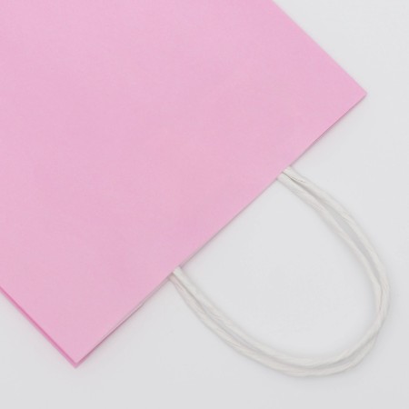 Craft pink package, round handle, 18 x 8 x 25 cm, 120 g-1