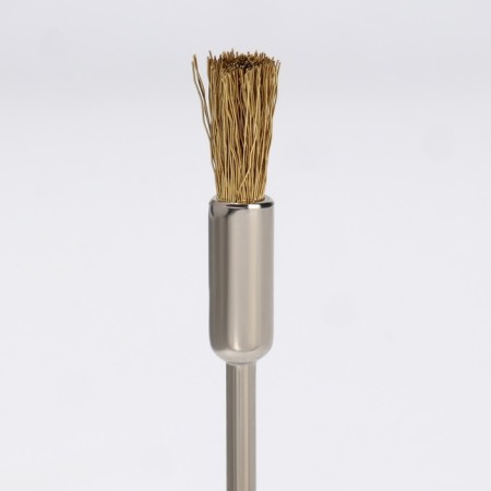 Brush - brush for cleaning mills, copper, silver/golden color-1