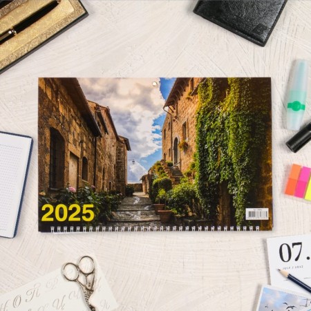 Quarterly calendar, Trio "Old City" 2025, 69 x 31 cm-1
