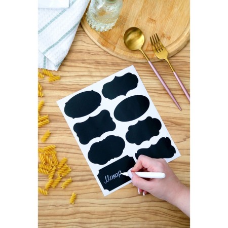 The stickers are waterproof, a set of sheets 5 pcs., Cretaceous marker, size 1 stickers - 90 × 55 mm-1