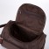 Lightning cosmetic bag, external pocket, brown color