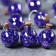 Garland “thread” 1.6 m with nozzles “Blue Balls”, IP20, silver thread, 15 LED, white glow, AAX2