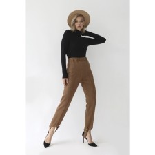 Women's legins with strokes, size 44